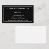 Conservative Attorney Visitekaartje (Voorkant / Achterkant)