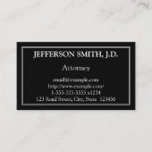 Conservative Attorney Visitekaartje (Voorkant)