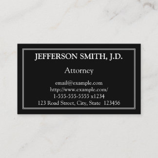 Conservative Attorney Visitekaartje