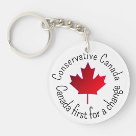 Conservative Canada. Canada first for a change. Sleutelhanger