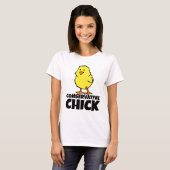 Conservative Chick Dames T-shirts (Voorkant volledig)