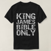 Conservative Christelijk Translation King James Bi T-shirt (Design voorkant)