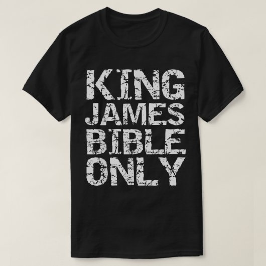 Conservative Christelijk Translation King James Bi T-shirt (Design voorkant)