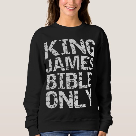 Conservative Christelijk Translation King James Bi Trui (Voorkant)