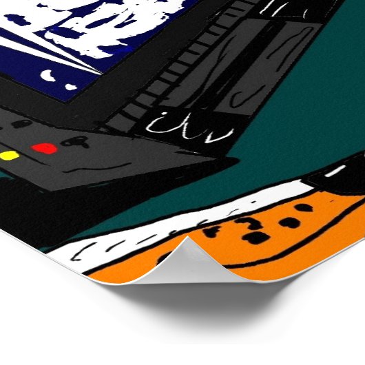 Conservative News Funny Poster (Hoek)