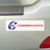 Conservative Party of Canada Political Merchandise Bumpersticker (Op auto)