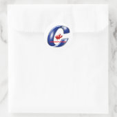 Conservative Party of Canada Political Merchandise Ronde Sticker (Tas)