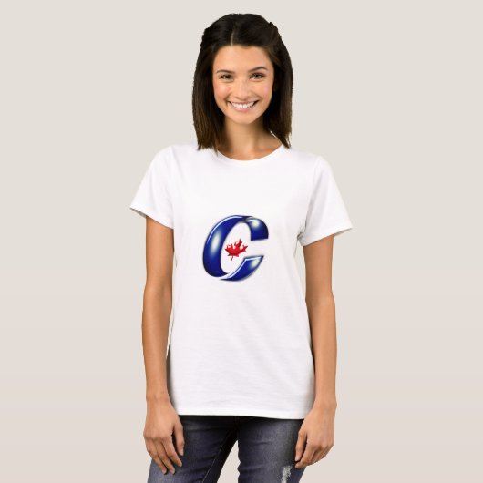 Conservative Party of Canada Political Merchandise T-shirt (Voorkant volledig)