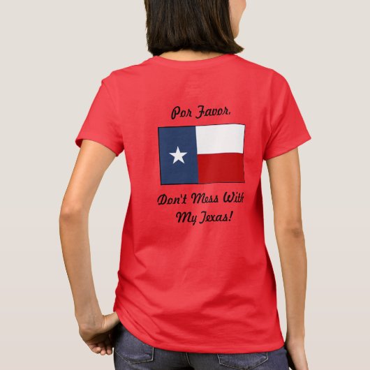 Conservative Tejana T-shirt (Achterkant)