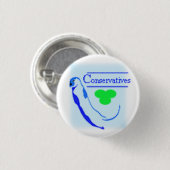 Conservatives Party Logo Nieuw Schots Ronde Button 3,2 Cm (Voorkant /achterkant)