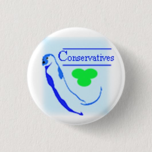 Conservatives Party Logo Nieuw Schots Ronde Button 3,2 Cm (Voorkant)