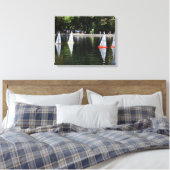 Conservatorium Water Central Park Boat Pond New Yo Canvas Afdruk (Insitu (Slaapkamer))