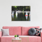 Conservatorium Water Central Park Boat Pond New Yo Canvas Afdruk (Insitu (Woonkamer))