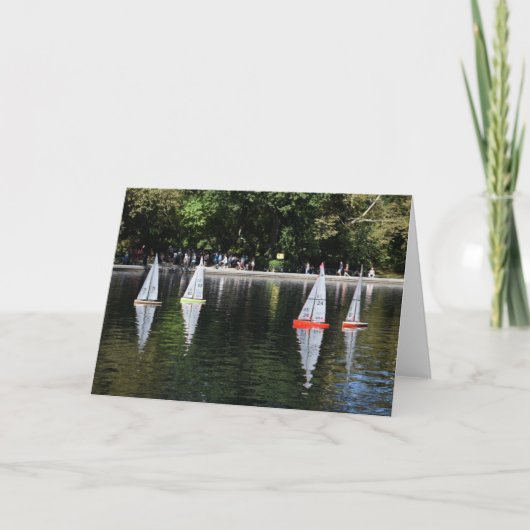 Conservatorium Water Central Park Boat Pond New Yo Kaart (Voorkant)