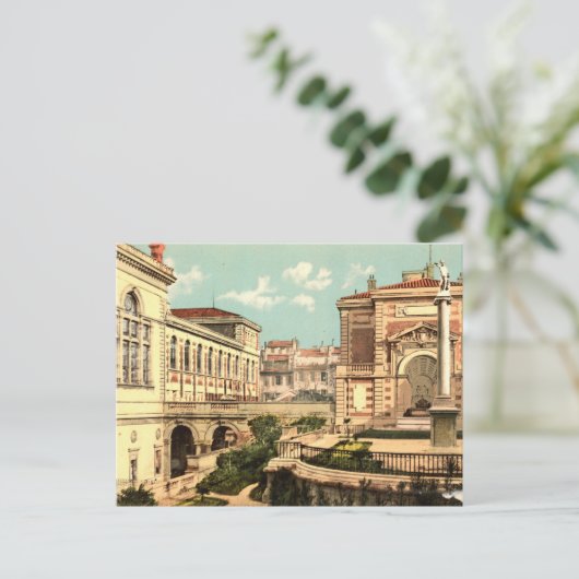 Conservatory and library, Marseille, Frankrijk Briefkaart (Staand voorkant)