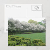 Conservatory Garden Central Park New York City NYC Briefkaart (Voorkant / Achterkant)
