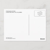 Conservatory Garden Central Park New York City NYC Briefkaart (Achterkant)