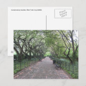 Conservatory Garden Central Park New York City NYC Briefkaart (Voorkant / Achterkant)