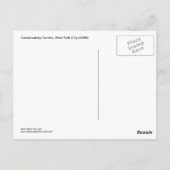 Conservatory Garden Central Park New York City NYC Briefkaart (Achterkant)