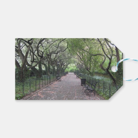 Conservatory Garden Central Park NYC Photography Cadeaulabel (Voorkant (Horizontaal))