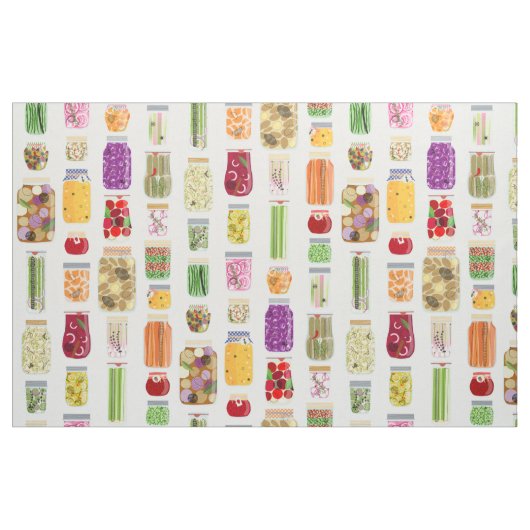 conservenpotten voor levensmiddelen stof (Fat Quarter)