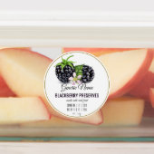 Conserveren van zwarte bessen labels (Aangebracht)