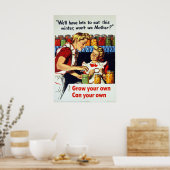  conservering en conservenindustrie in de Tweede W Poster (Keuken)