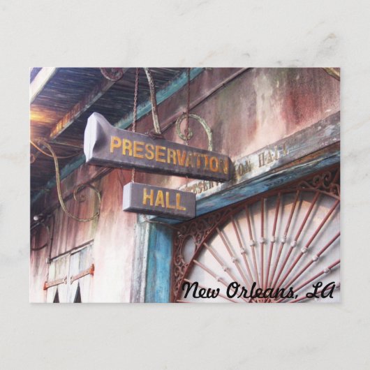 conserveringshal briefkaart (Voorkant)