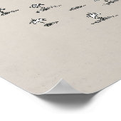 Consider the Lilies, Matthew 6_28, BibleSketches, Poster (Hoek)