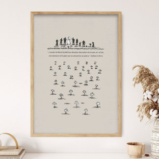 Consider the Lilies, Matthew 6_28, BibleSketches, Poster