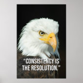 Consistency Is the Resolution Motivation Poster (Voorkant)