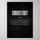 Consistency Poster (Voorkant)