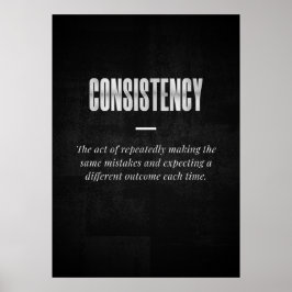 Consistency Poster