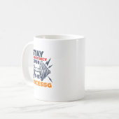 Consistent Exercise Gym Motivation Typography with Koffiemok (Voorkant links)