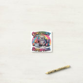 Consistent zijn is een superkracht post-it® notes (Op bureau)