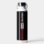 Consistentheid is beter dan motivatie Thor Gym Wat Waterfles (Voorkant)