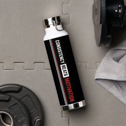 Consistentheid is beter dan motivatie Thor Gym Wat Waterfles (Sportschool (Gedraaid)  )