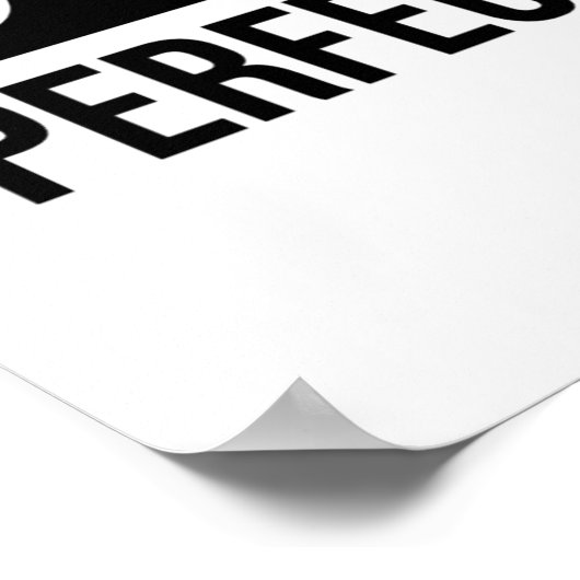 Consistentie boven perfectie. Focus is Key. Poster (Hoek)