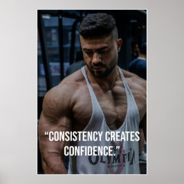 Consistentie Creëert Vertrouwen – Quote Poster