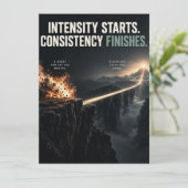Consistentie Finish Kaart (Staand voorkant)