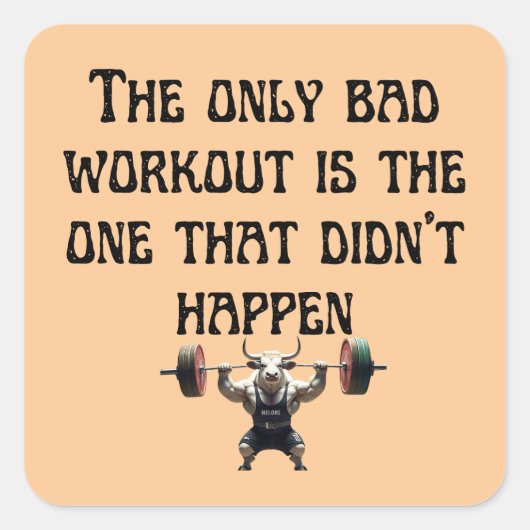 Consistentie is koning vierkante sticker (Voorkant)