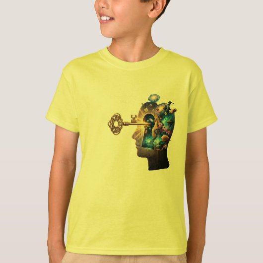 Consistentie ontgrendelt de geest t-shirt (Voorkant)