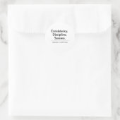 Consistentiediscipline Succes Cadeau Sticker (Tas)