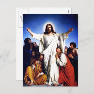 "Consolator" schilderen. Fine Art Easter-Briefkaar Feestdagenkaart