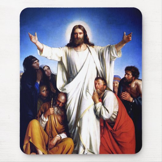 "Consolator" van Carl Bloch. Fine Art Easter Gift Muismat (Voorkant)