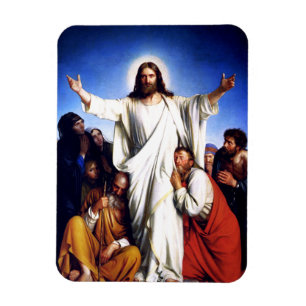 "Consolator" van Carl Bloch. Fine Art Magnet Magneet