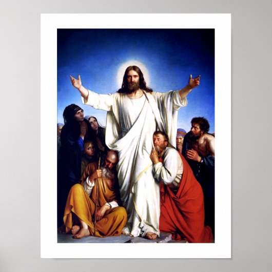 "Consolator" van Carl Bloch. Fine Art Print (Voorkant)