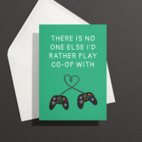 Console Gamer Love Jubileum-kaart