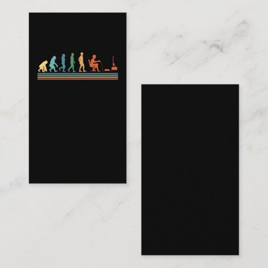 Console Gamer Teenager Retro Gaming Evolution Visitekaartje (Voorkant / Achterkant)