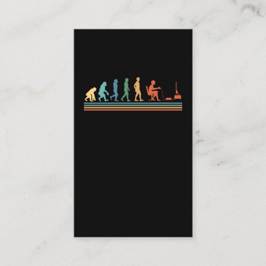 Console Gamer Teenager Retro Gaming Evolution Visitekaartje (Voorkant)